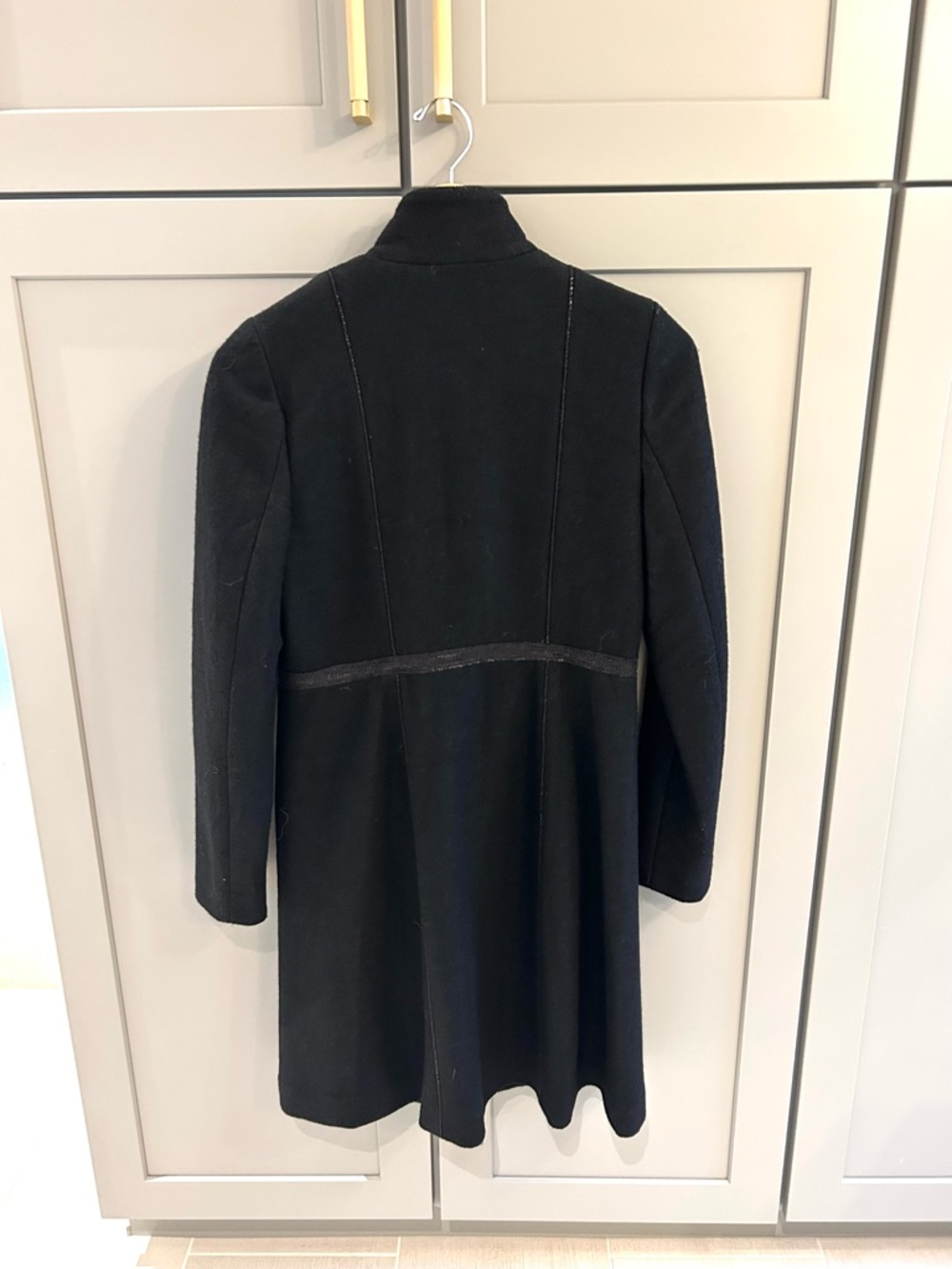 🖤 NWT! Plenty by Tracy Reese Black Princess Coat with Metallic Embroidery - Picture 7 of 12